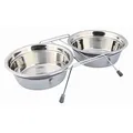 Következő termékkép Rozsdamentes acél állvány + 2 tál szilikongyűrűvel 1500ml/21cm