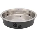 Rozsdamentes acél tál színes bevonattal rövid orrú macskáknak 0,25l/13 cm
