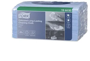Tork Premium nem szőtt szövet hajtogatott változatban - kék [40 db]