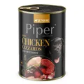 NEW PIPER JUNIOR s kuřecími žaludky a červenou řepou, konzerva pro štěňata, 400 g
