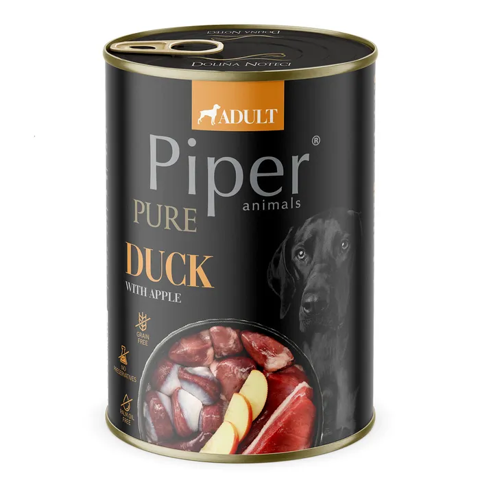 Termék főképe NEW PIPER PURE kachna s jablky, konzerva pro psy 400 g