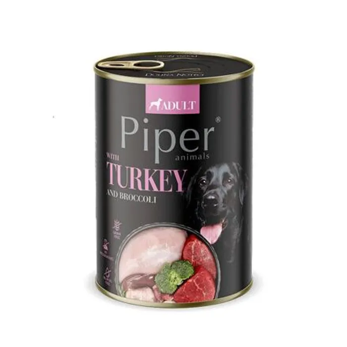 Termék főképe NEW PIPER s krůtou a brokolicí, konzerva pro psy 400 g
