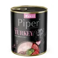 ÚJ PIPER pulykával és brokkolival, kutyás konzerv 800g