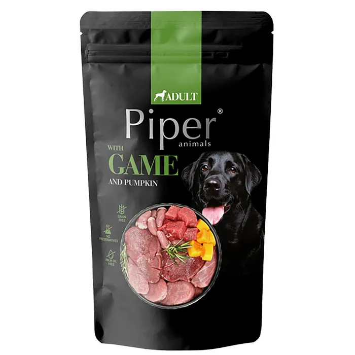 Termék főképe NEW PIPER se zvěřinou a dýní, kapsička pro psy 150 g