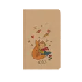 Linkelt jegyzetfüzet - A5 - barna - Princ