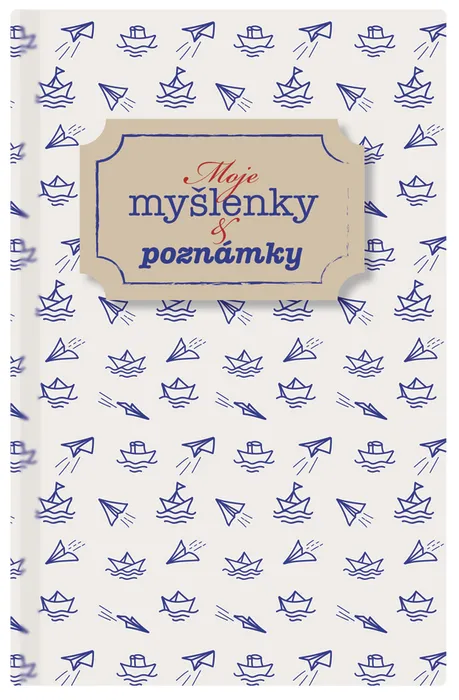 Termék főképe Notes linkovaný - A5 - lamino - Myšlenky