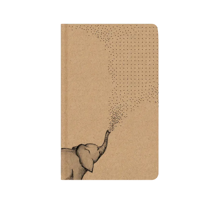 Termék főképe Notes tečkovaný - A5 - kraft - slon