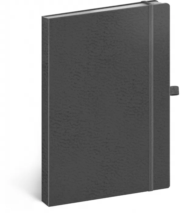 Termék főképe Notes Vivella Classic černý/modrý, tečkovaný, 15 × 21 cm