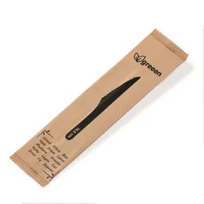 Kés fa 16,5cm egyesével csomagolt [100 db]