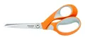 Szabó olló, 21 cm, FISKARS "RazorEdge Softgrip", narancs