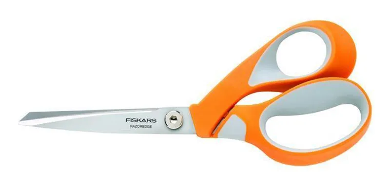 Termék főképe Nůžky krejčovské, 21 cm, FISKARS "RazorEdge Softgrip", oranžové