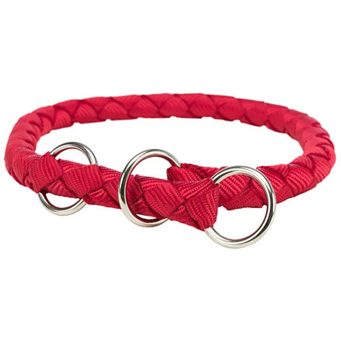 Termék főképe Nylonový obojek kulatý CAVO - červená L:47-55cm/18mm