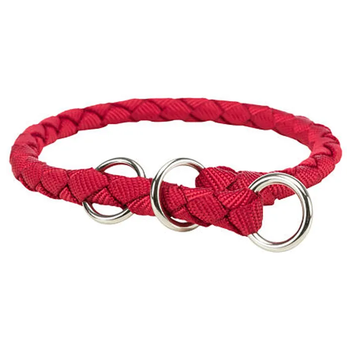 Termék főképe Nylonový obojek kulatý CAVO - červená S-M:35-41cm/12mm