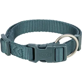 PREMIUM nejlonszárú nyakörv, petróleum színű S-M: 30-45 cm / 15 mm