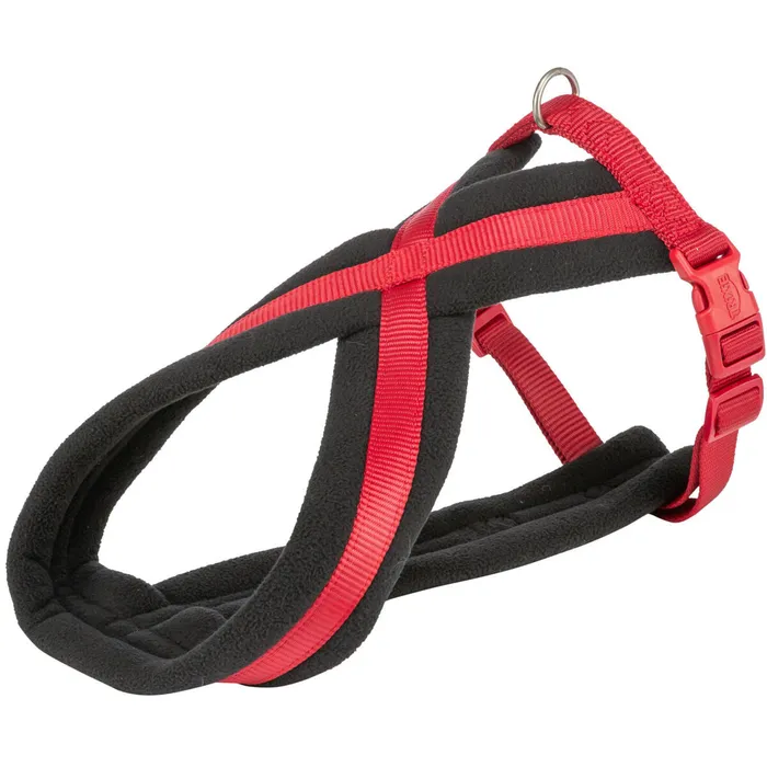 Termék főképe Nylonový postroj PREMIUM podšitý - červená S:hruď:35-50cm/20mm