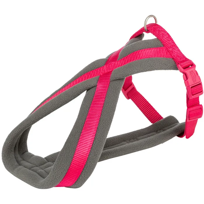 Termék főképe Nylonový postroj PREMIUM podšitý - fuchsie M:hruď:45-80cm/25mm