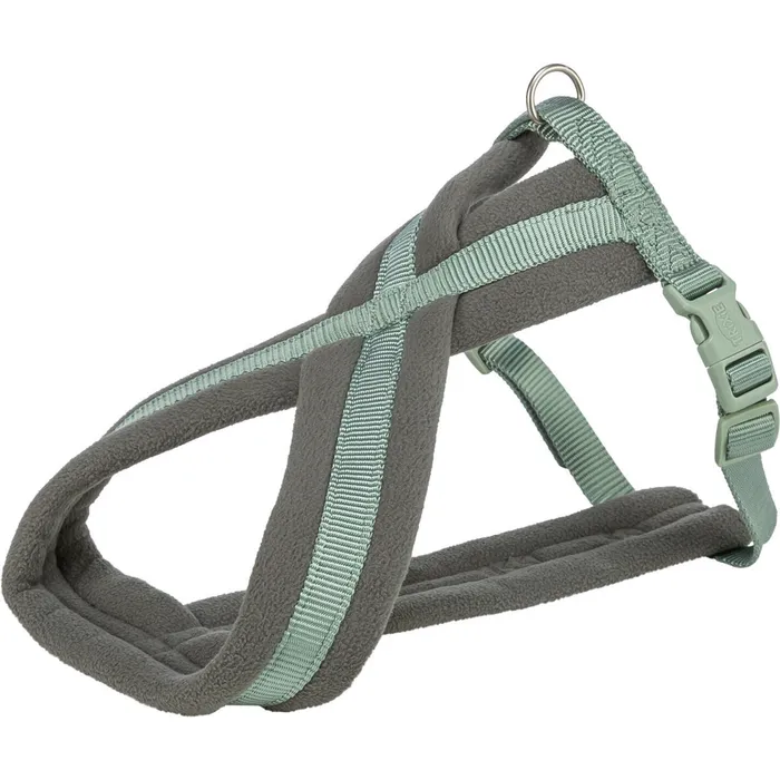 Termék főképe Nylonový postroj PREMIUM podšitý, šalvějová/grafit S:hruď:35-65cm/20mm