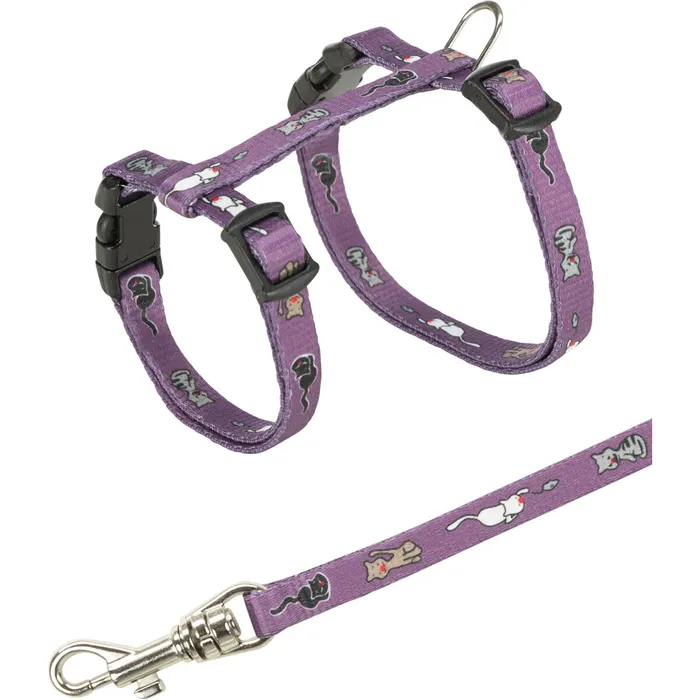 Termék főképe Nylonový postroj pro koťata - motiv 21-34cm/8mm TRIXIE