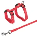 Következő termékkép Fényvisszaverő nylon hám cicáknak, nylon 18-35cm/10mm1,3m