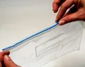 PVC A4 huzat F56 cipzárral
