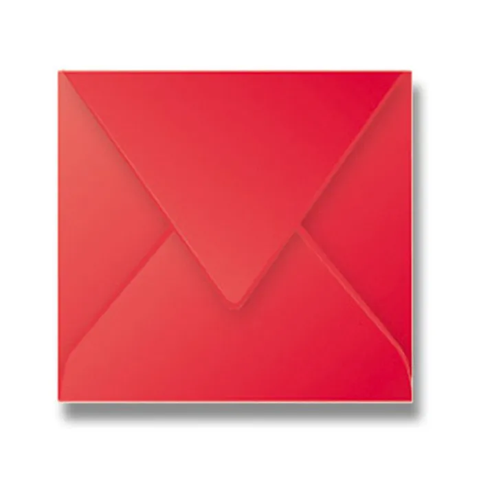 Termék főképe Obálka Clairefontaine, 165 x 165 mm, červená, 20 ks