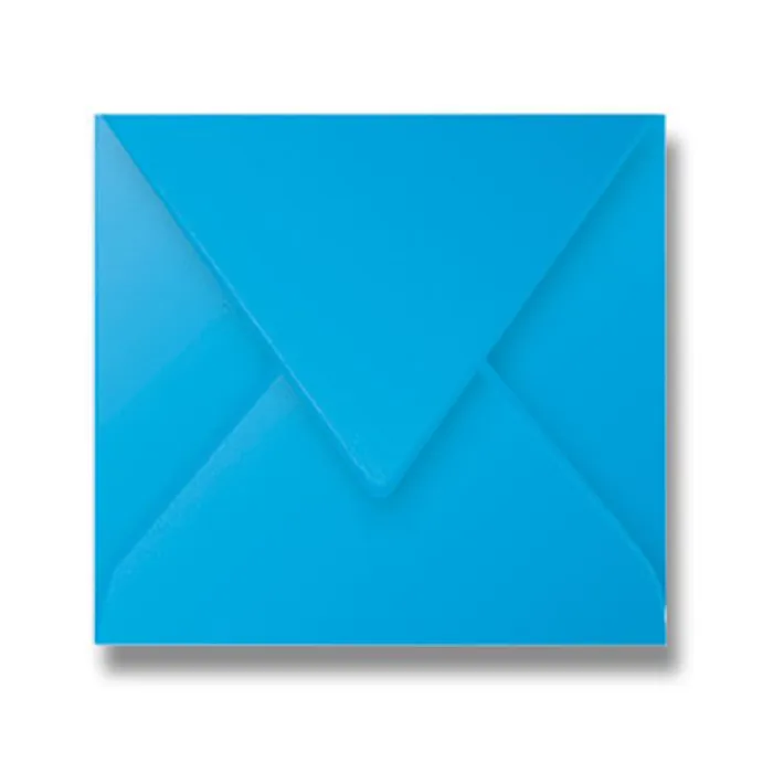 Termék főképe Obálka Clairefontaine, 165 x 165 mm, modrá, 20 ks