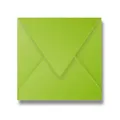 Clairefontaine boríték, 165 x 165 mm, zöld, 20 db