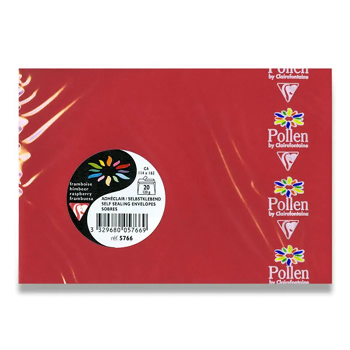 Termék főképe Obálka Clairefontaine, C6, korálová č., 20 ks