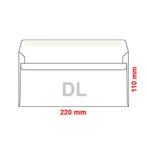 DL öntapadó boríték fedőszalaggal 1000 db