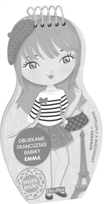Termék főképe Obliekame francúzske bábiky EMMA – Maľovanky