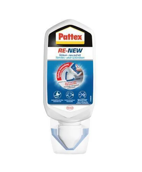 Termék főképe Obnovovač silikonu "Pattex Re-New", bílá, 80 ml, HENKEL