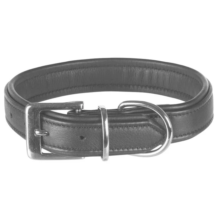 Termék főképe Obojek ACTIVE COMFORT kožený - černý L-XL:52-63cm/35mm