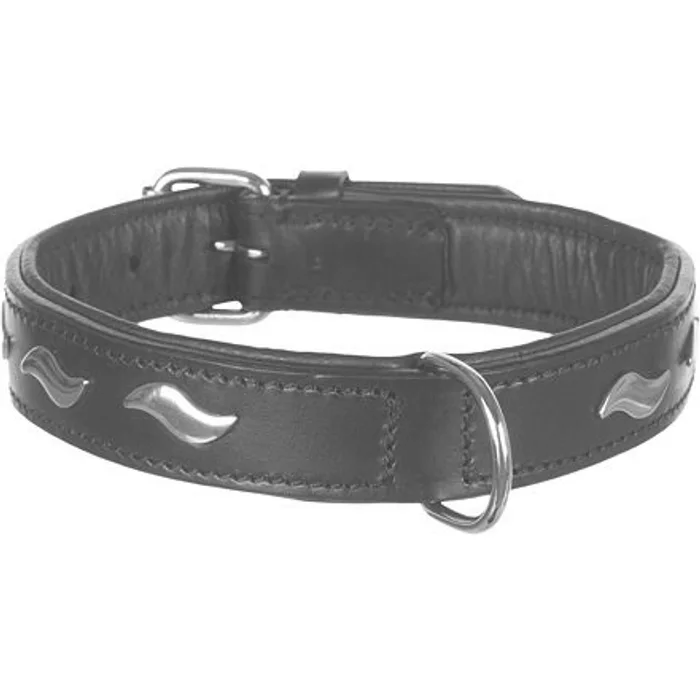 Termék főképe Obojek ACTIVE kožený - černý S-M:34-40cm/22mm