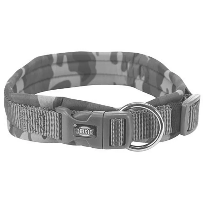 Termék főképe Obojek PREMIUM polstrovaný neoprenem - maskáčová/les L-XL: 56-62cm/25mm