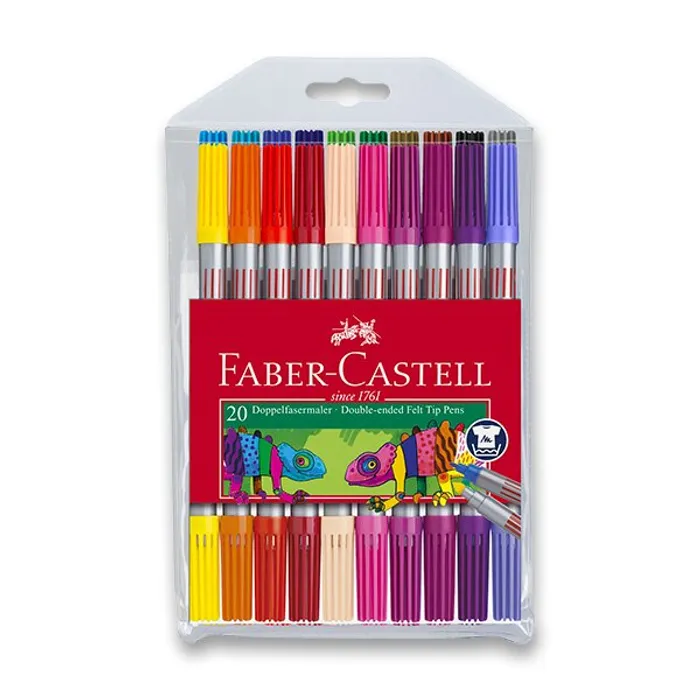 Termék főképe Oboustranné Dětské fixy Faber-Castell - 20 barev