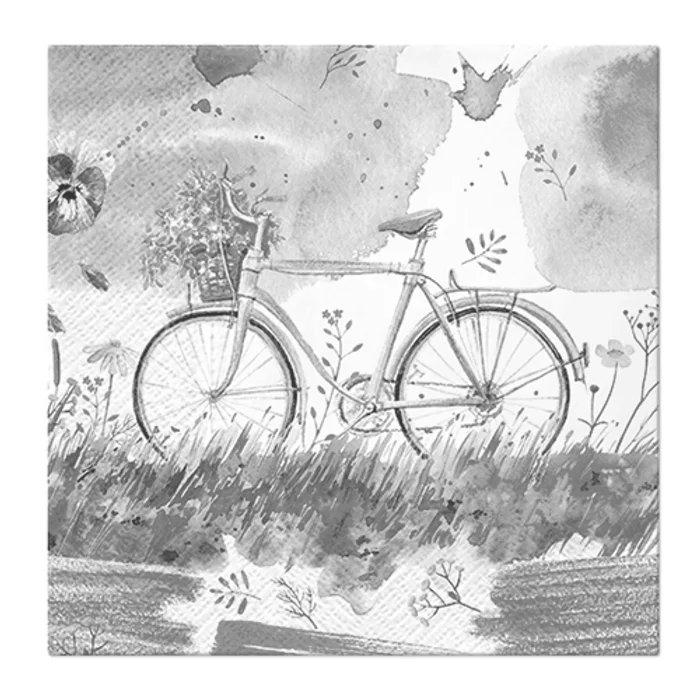 Termék főképe Obrúsky PAW L 33x33cm Watercolour Bicycle