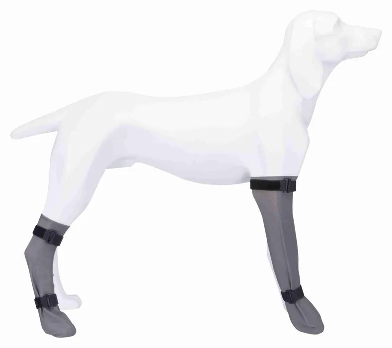Termék főképe Ochranná silikonová ponožka, šedá XL: 12 cm/45 cm, např. německý ovčák