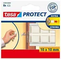 Védő lökhárítók "Protect® 57899", fehér, 10 mm x 10 mm TESA