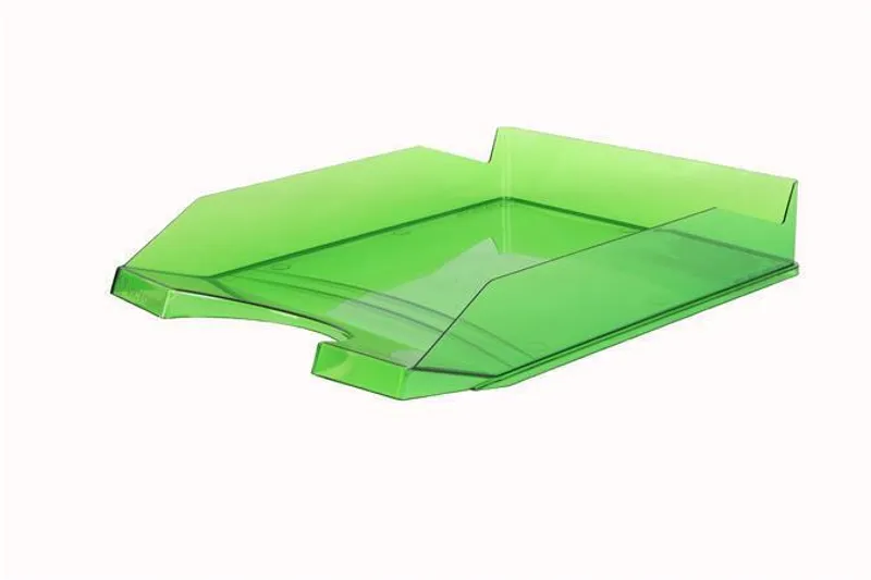 Termék főképe Odkladač, transparentní, zelený, plastový, VICTORIA