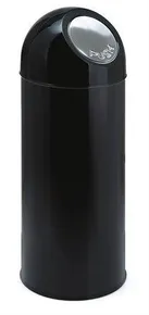 Szemeteskuka, 55 l, fém, VEPA KENDÉSZ, fekete