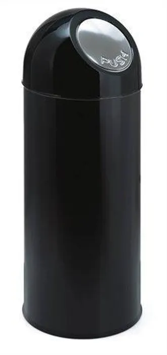 Termék főképe Odpadkový koš, 55 l, kovový, VEPA BINS, černý