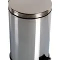 Következő termékkép Szemeteskuka, pedál, fém, 5 l, króm