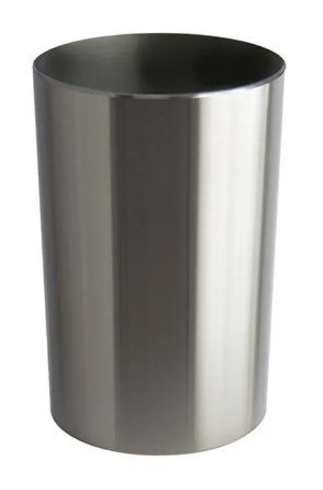 Termék főképe Odpadkový koš, stříbrná, kov, výkyvné víko, 75l, VEPA BINS