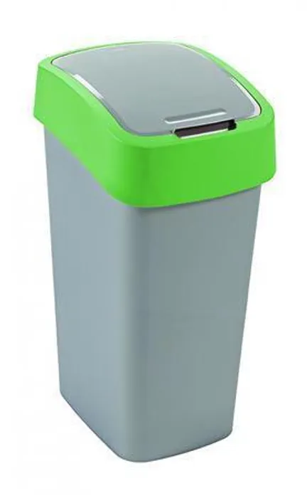 Termék főképe Odpadkový koš, zelená/šedá, na tříděný odpad, 50 l, CURVER