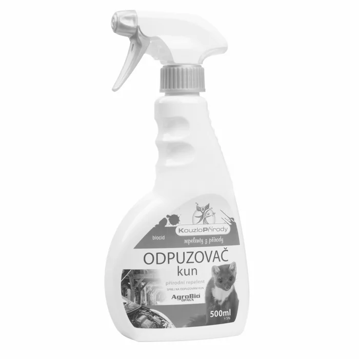 Termék főképe Odpuzovač kun z motorů aut, půdních prostor domů, z chlévů 500 ml rozprašovač