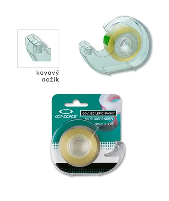 Termék főképe Odvíječ lepicí pásky CONCORDE Praktik,18mmx33m