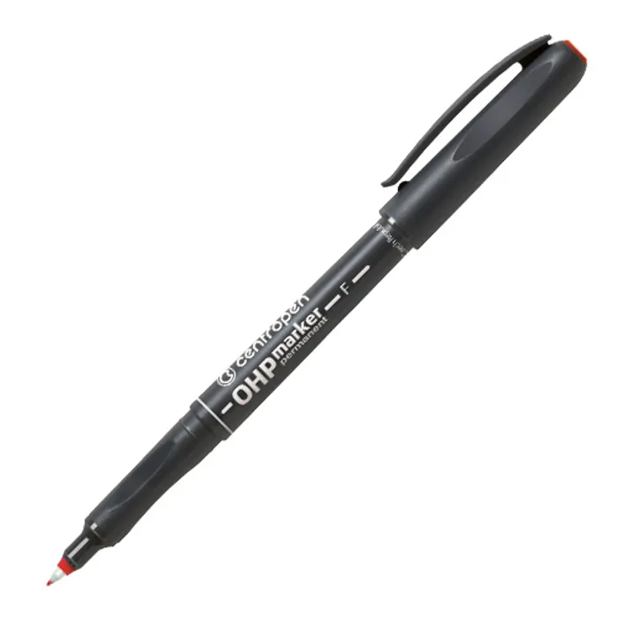 Termék főképe OHP permanentní popisovač 0,6 mm Centropen 2636 F červený