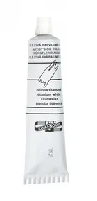Olajszín 161506 KOH-I-NOOR 40 ml-es fehér titán
