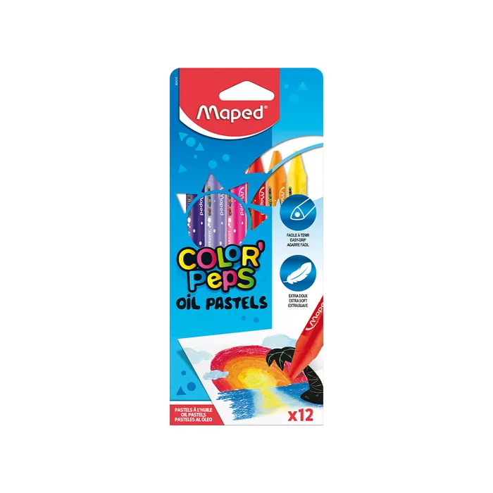 Termék főképe Olejové pastely Maped Color’Peps Oil Pastels, 12 barev