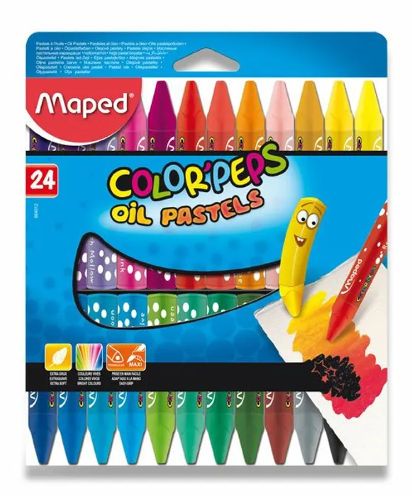 Termék főképe Olejové pastely Maped Color'Peps Oil Pastels 24 barev